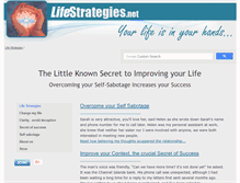 Tablet Screenshot of lifestrategies.net